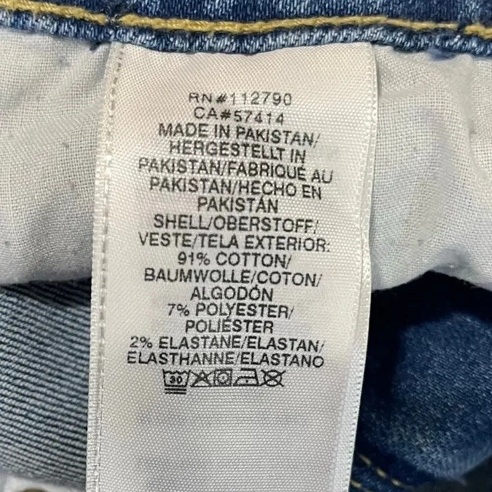 True Religion Women Jennie Curvy World‎ Tour Distressed Skinny Jeans High New
